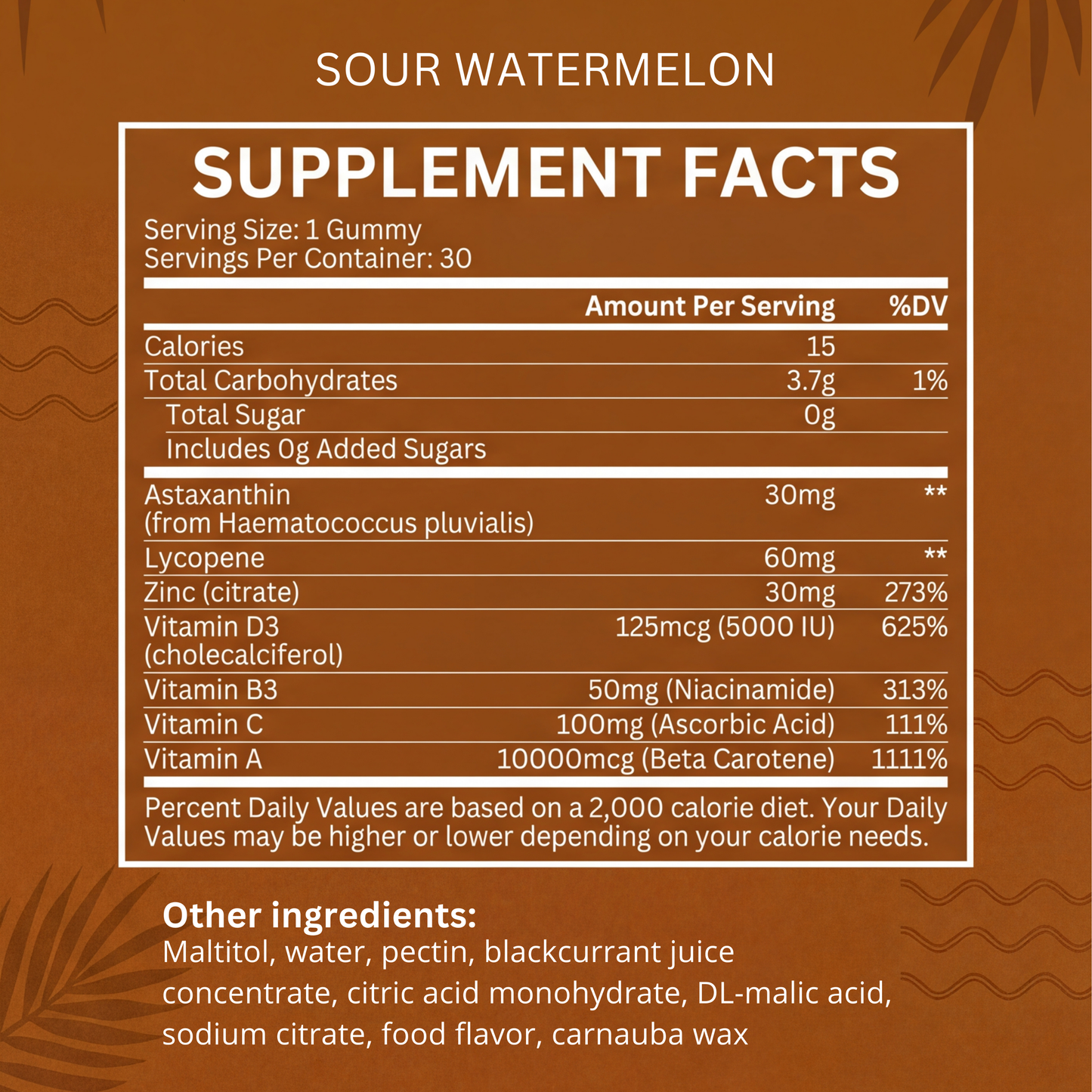 Natural Tan — Golden Glow Tanning Gummies